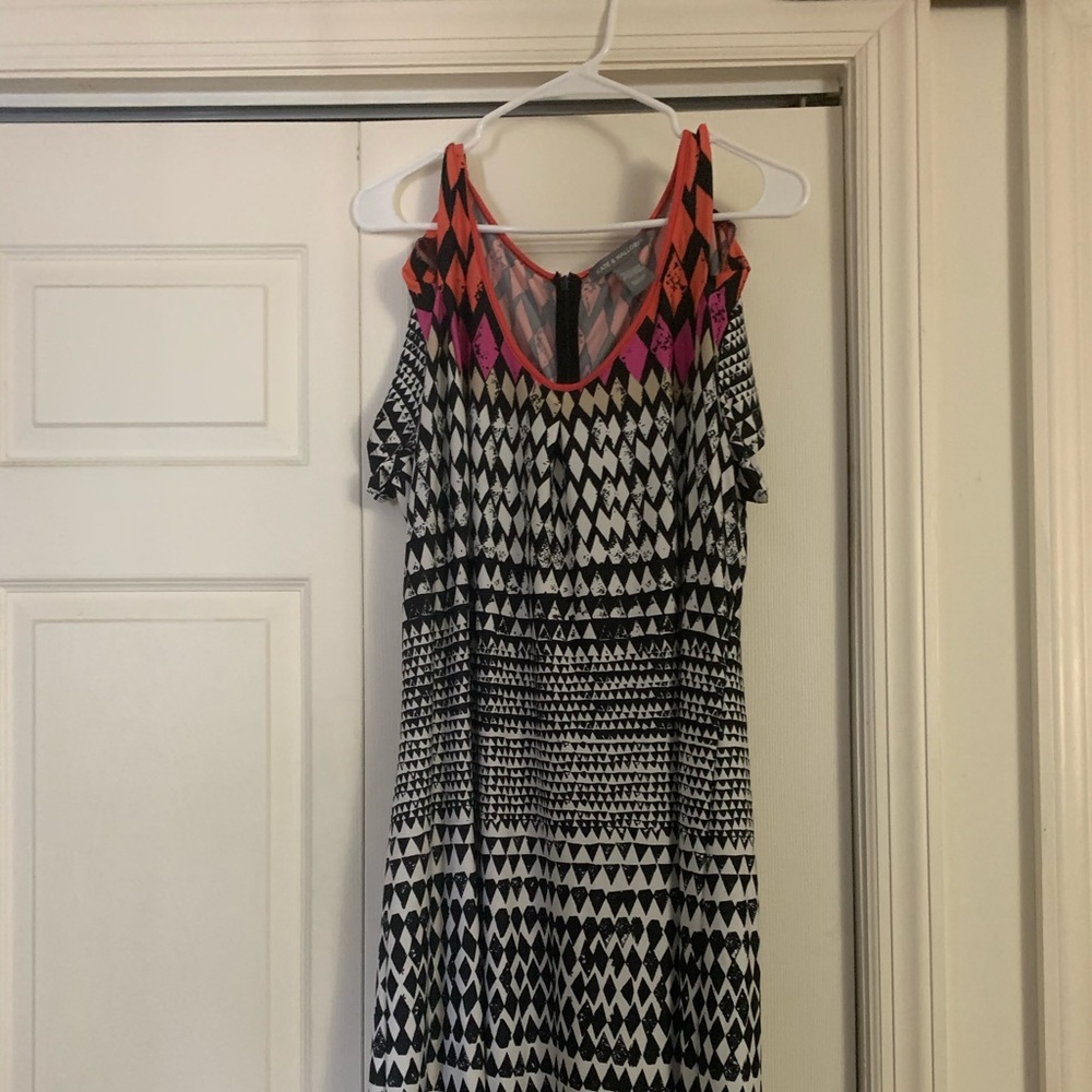 Tribal print maxi dress
